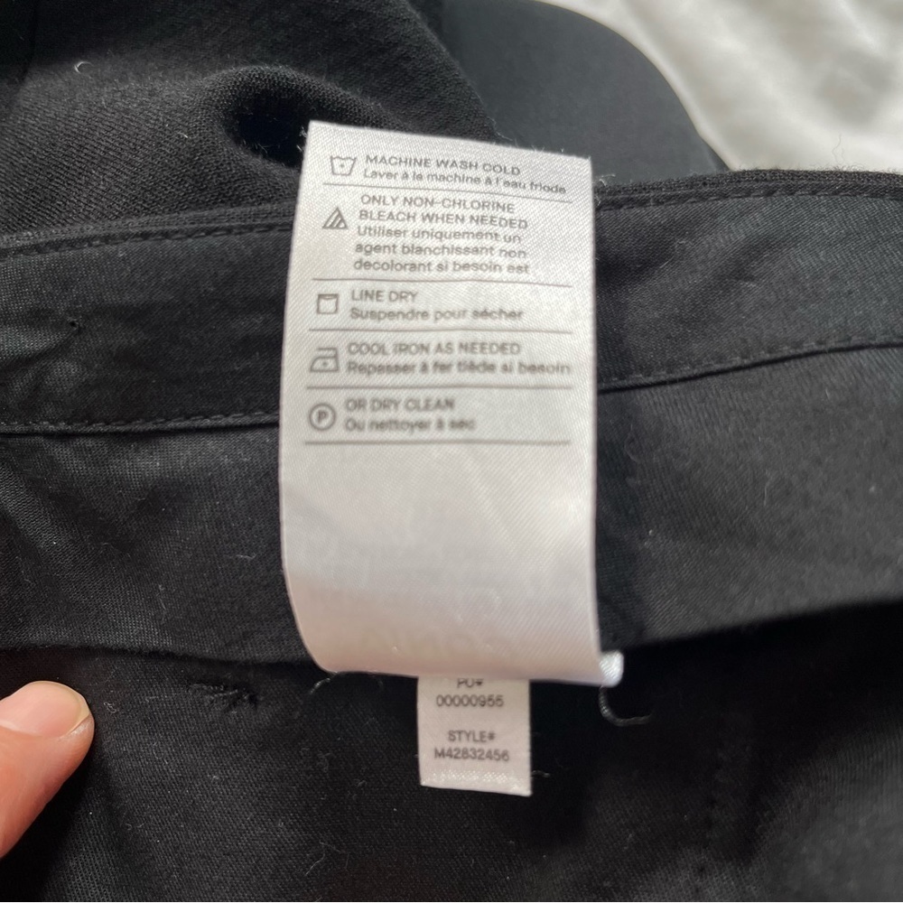 VINCE Ankle Zip Slim Fit Trouser Casual Pants Black Men’s Size 33 M/L - Picture 8 of 8